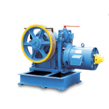 Customized electric elevator spare geared traction motor machine